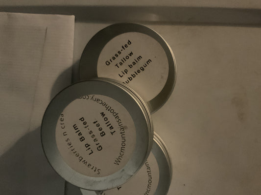 Tallow lip balm