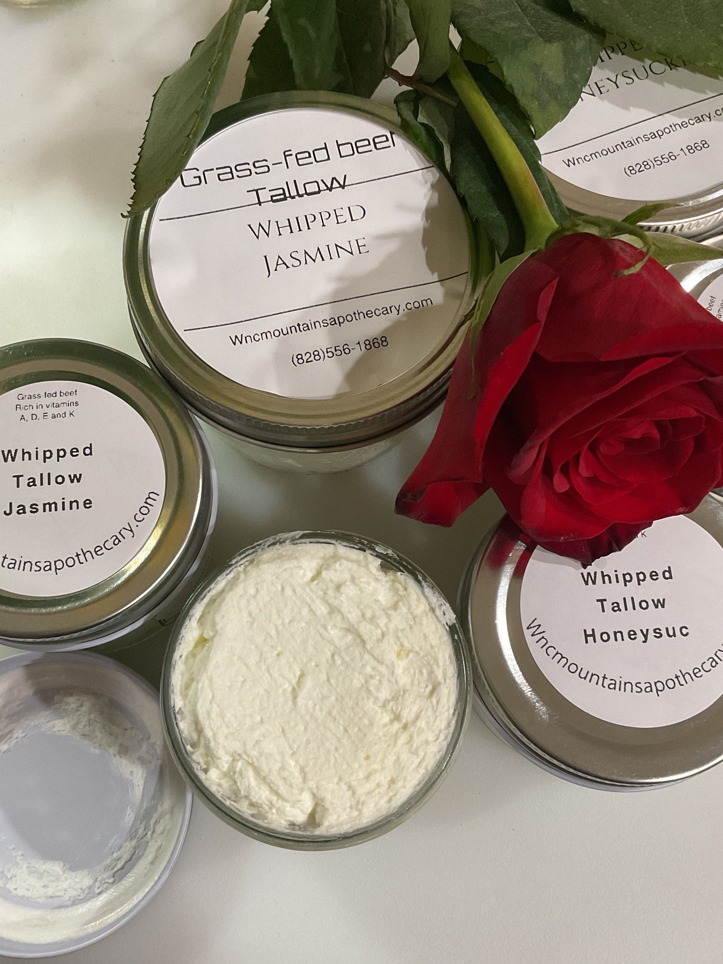 Whipped Grass-fed beef tallow  very thick 8 oz