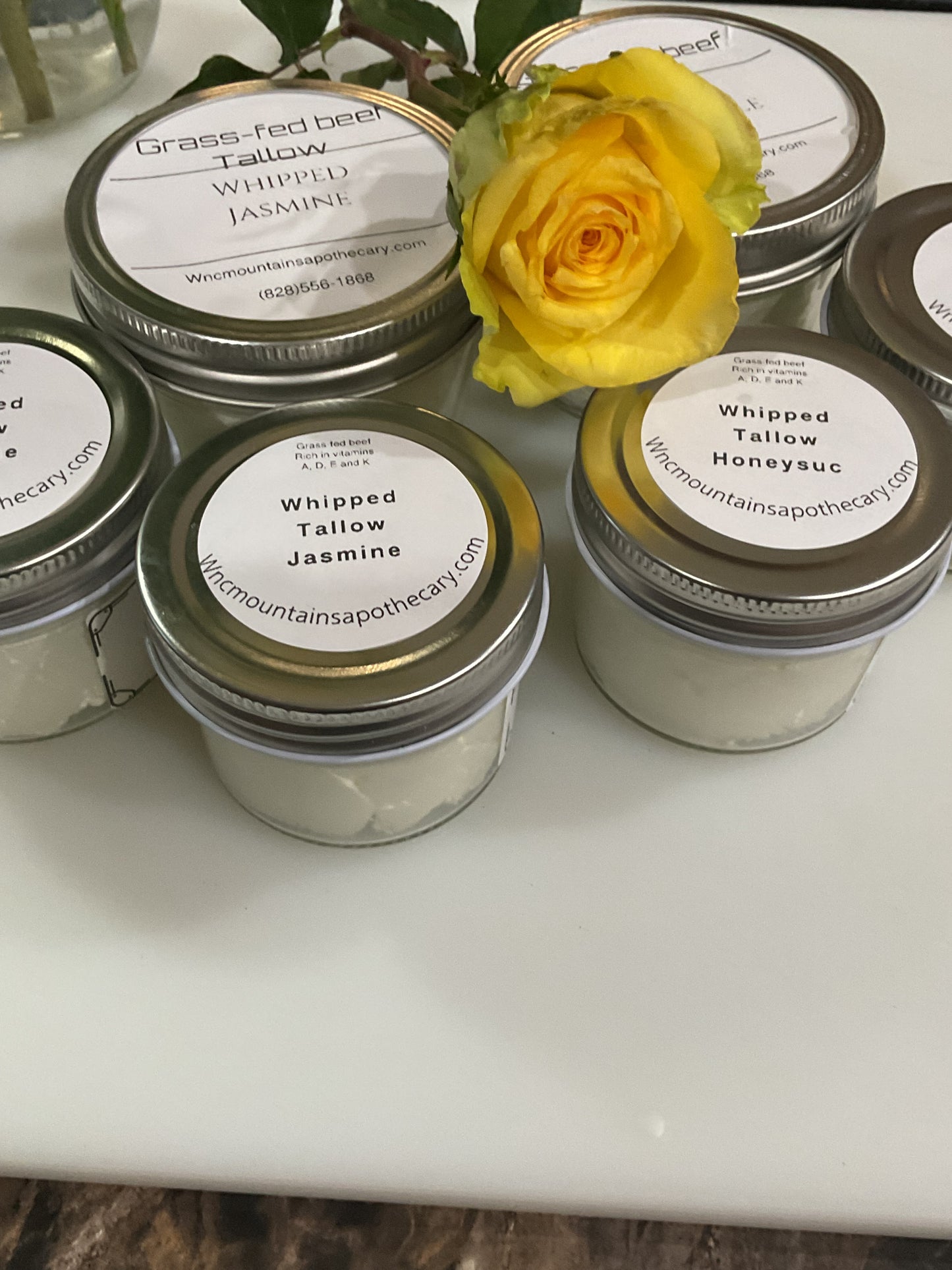 Whipped Grass-fed beef tallow  very thick 8 oz