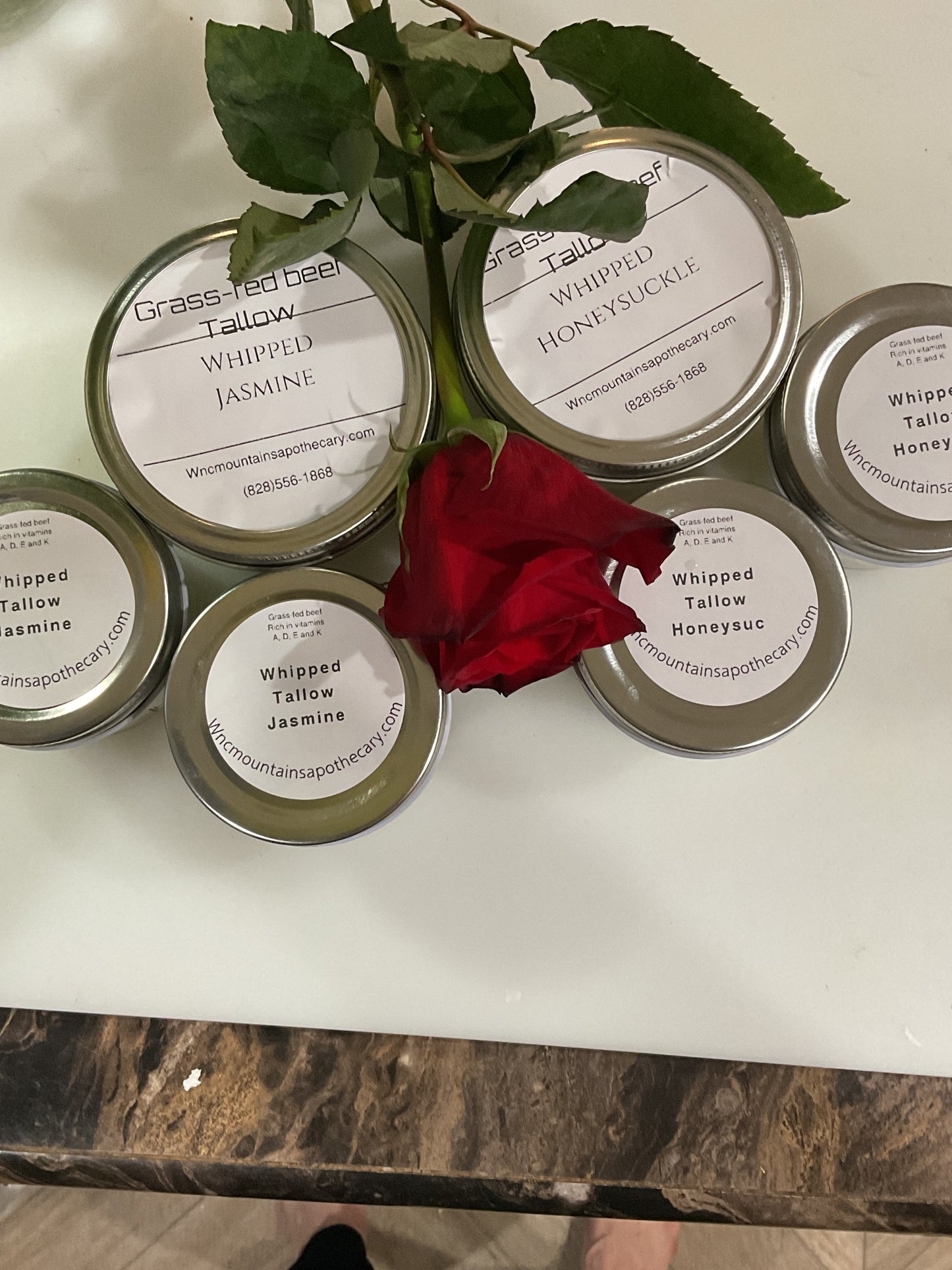Whipped Grass-fed beef tallow  very thick 8 oz