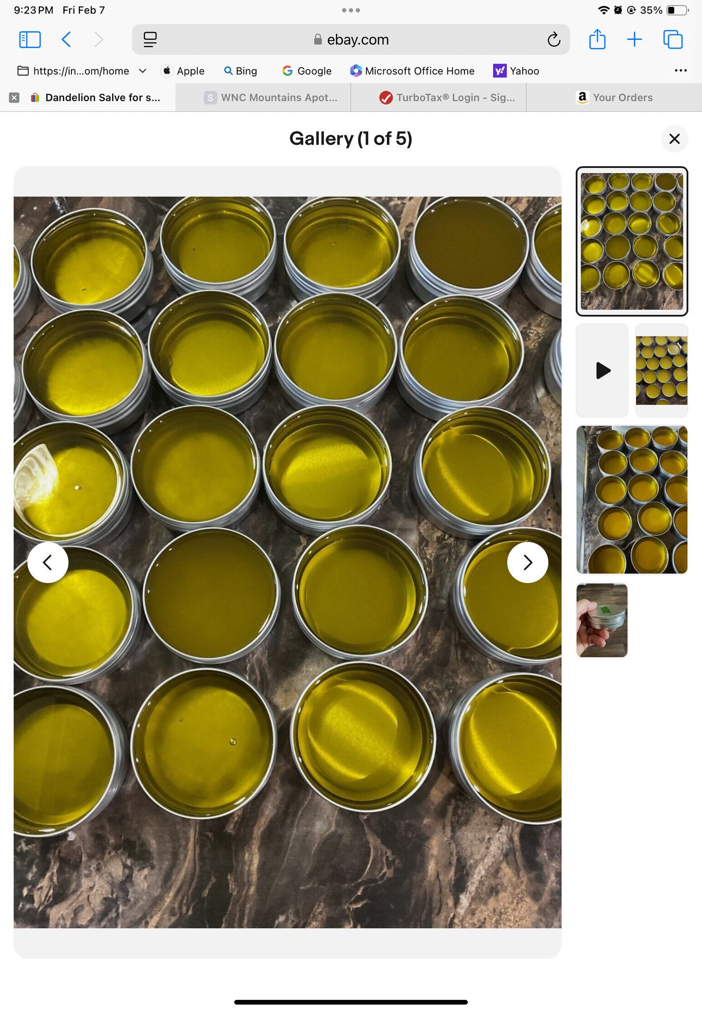 Fresh Jewelweed/plantain Salve itch and inflammation