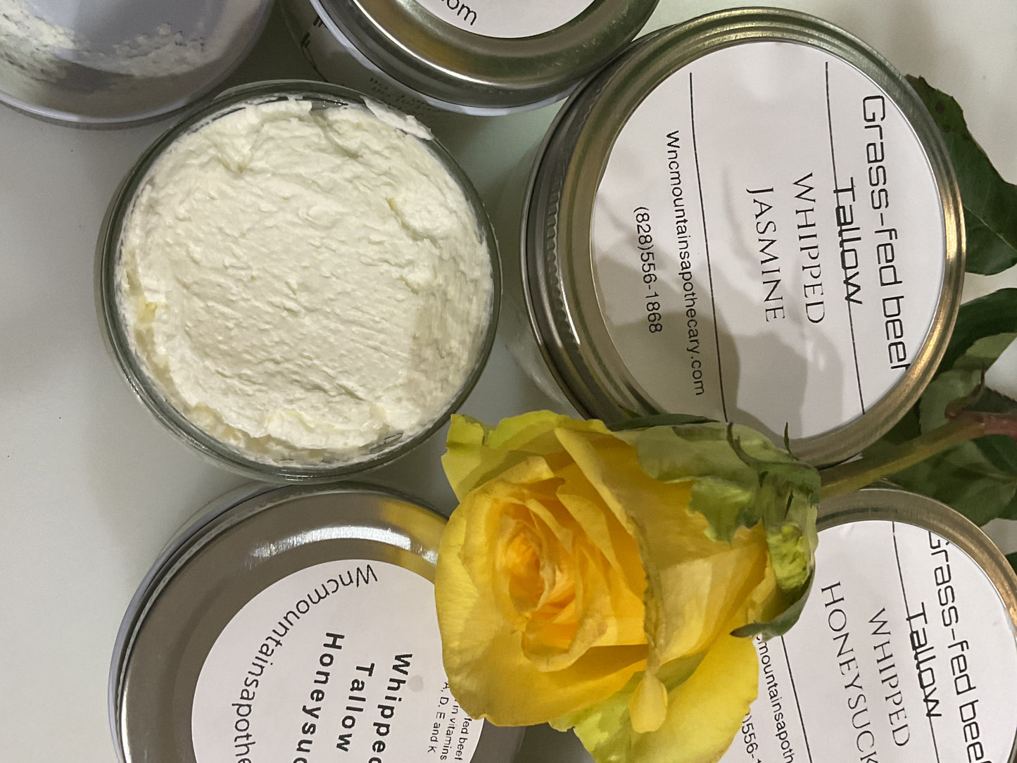 Whipped Grass-fed beef tallow  very thick 8 oz