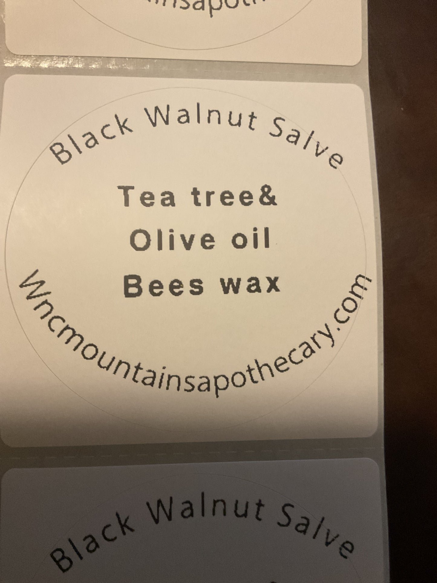 Black Walnut tea tree oil Salve antifungal