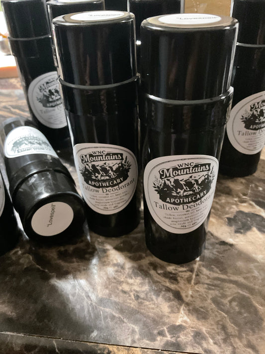 Beef Tallow Deodorant aluminum free baking soda free