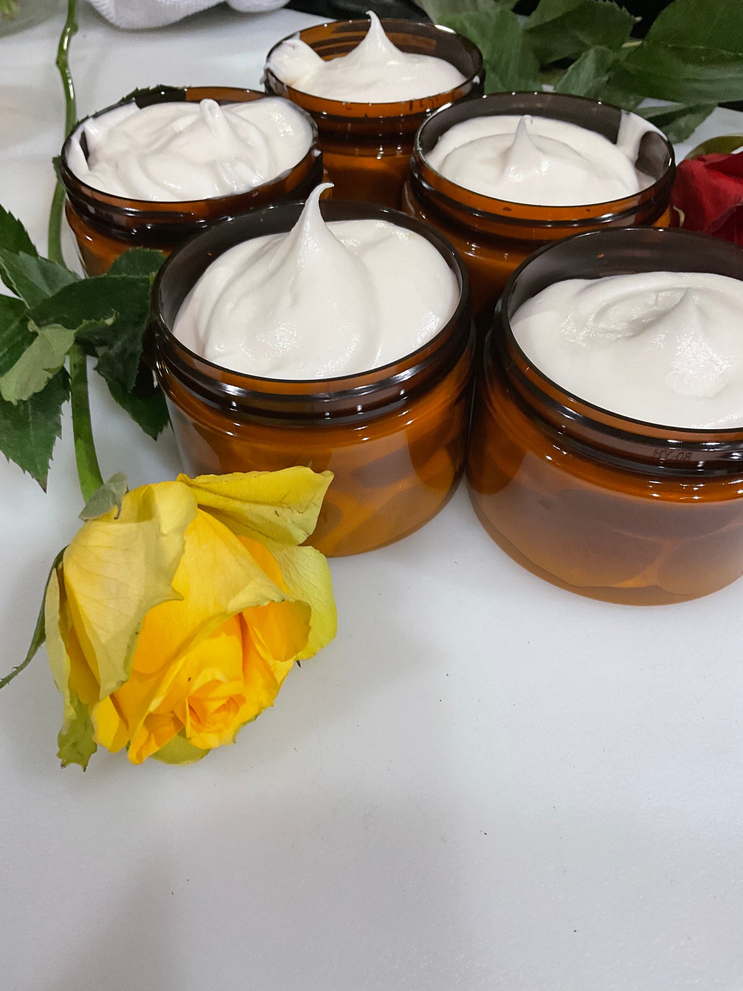 Whipped grass-fed beef tallow with Manuka Honey face cream