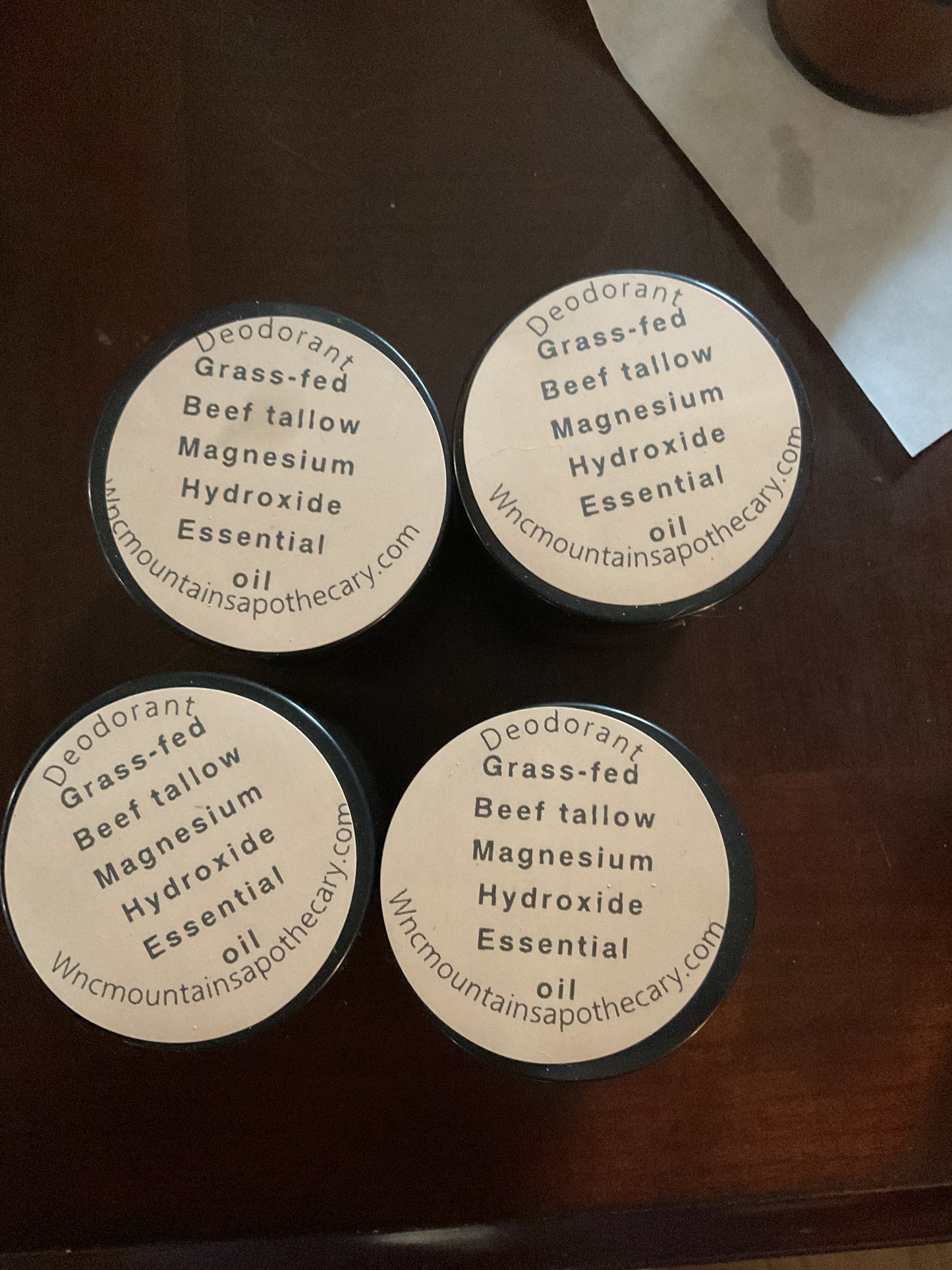 Deodorant aluminum free Tallow